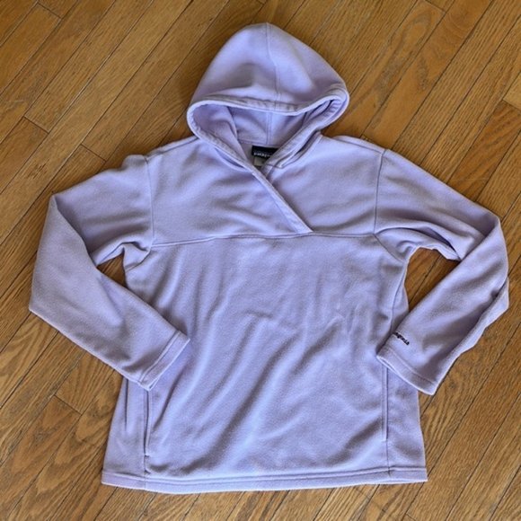 Patagonia Fleece Pullover Hoodie - Lilac/ Lavender Colour - M - Picture 9 of 9